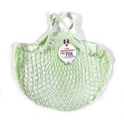 Borsa a rete in cotone con manico a mano menta elixir Filet Filt 1860