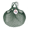 Filt 1860 forest green forêt cotton mesh net shopping bag with handle