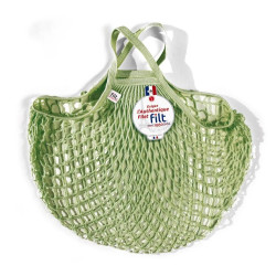 Filt 1860 pergola green cotton mesh net shopping bag with handle