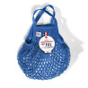 Filt 1860 bleu Matisse blue small cotton mesh net shopping bag with handle