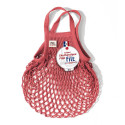 Borsa a rete piccola in cotone rosso mattone brique Filt 1860
