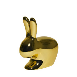 Qeeboo Rabbit Chair Metal Finish Gold