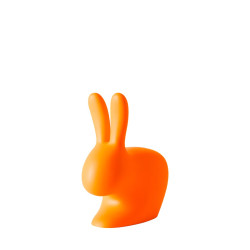 Qeeboo Rabbit Chair Baby Bright Orange