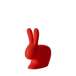 Qeeboo Rabbit Chair Baby Red