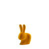 Qeeboo Rabbit XS Bookend Velvet Finish Dark Gold