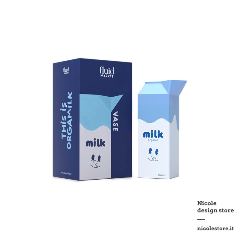 Fluid Market Vase Milk