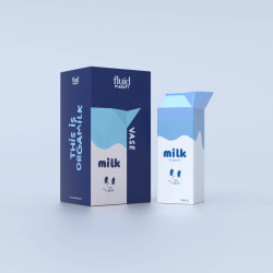 Fluid Market Vase Milk