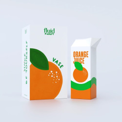 Fluid Market Vase Orange Juice