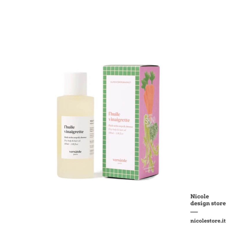 l'huile vinaigrette Versatile Paris 100 ml hair face and body dry oil l'huile vinaigrette Versatile Paris 100 ml hair face and body dry oil