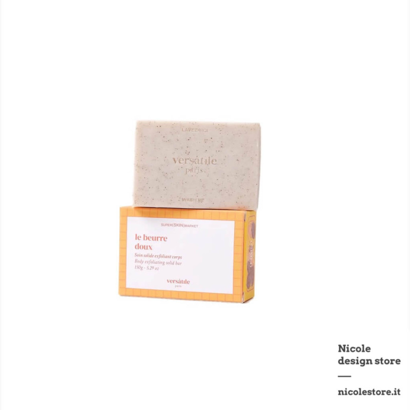 le beurre doux Versatile Paris 150 g solid cleansing butter that hydrates and exfoliates both hands and body le beurre doux Versatile Paris 150 g solid cleansing butter that hydrates and exfoliates both hands and body