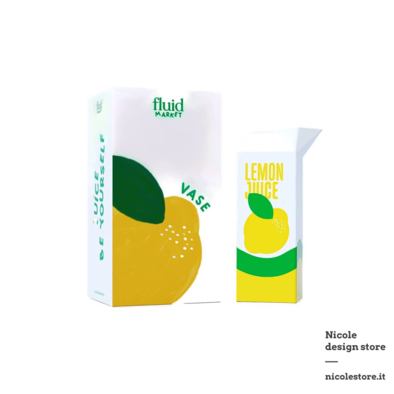 Fluid Market Vase Lemon Juice