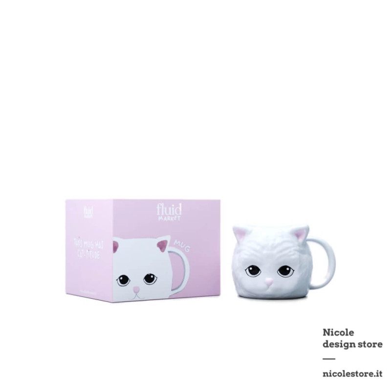 Fluid Market mug cat tazza gatto