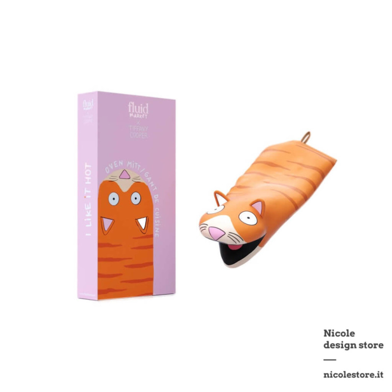 Fluid Market x Tiffany Cooper guanto da forno gatto