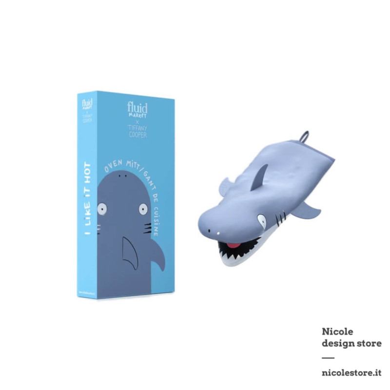 Fluid Market x Tiffany Cooper shark oven mitt