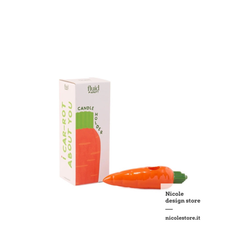 Fluid Market bougeoir carotte porta candela carota