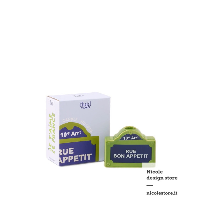 Fluid Market bougeoir rue bon appetit porta candela targa stradale parigina