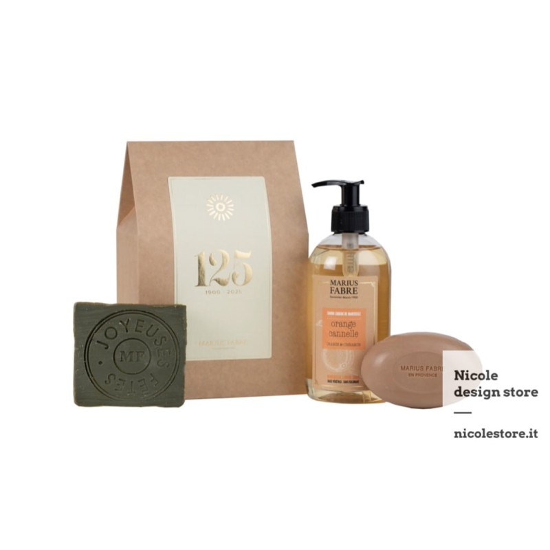 Marius Fabre cofanetto regalo sapone di Marsiglia 125 anni