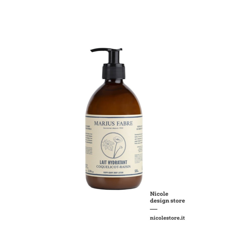 Marius Fabre latte corpo papavero e uva Nature 500 ml
