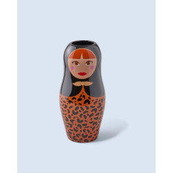 Fluid Market Vase Dolls Leopard