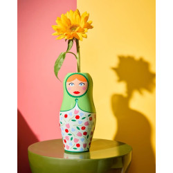 Fluid Market Vase Dolls Flowers