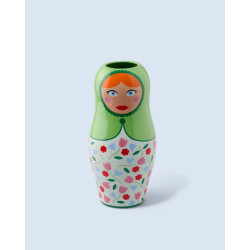 Fluid Market Vase Dolls Flowers