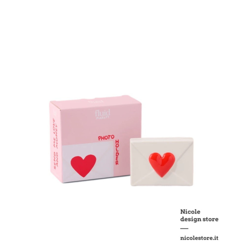 Fluid Market Coeur heart shaped photo frame