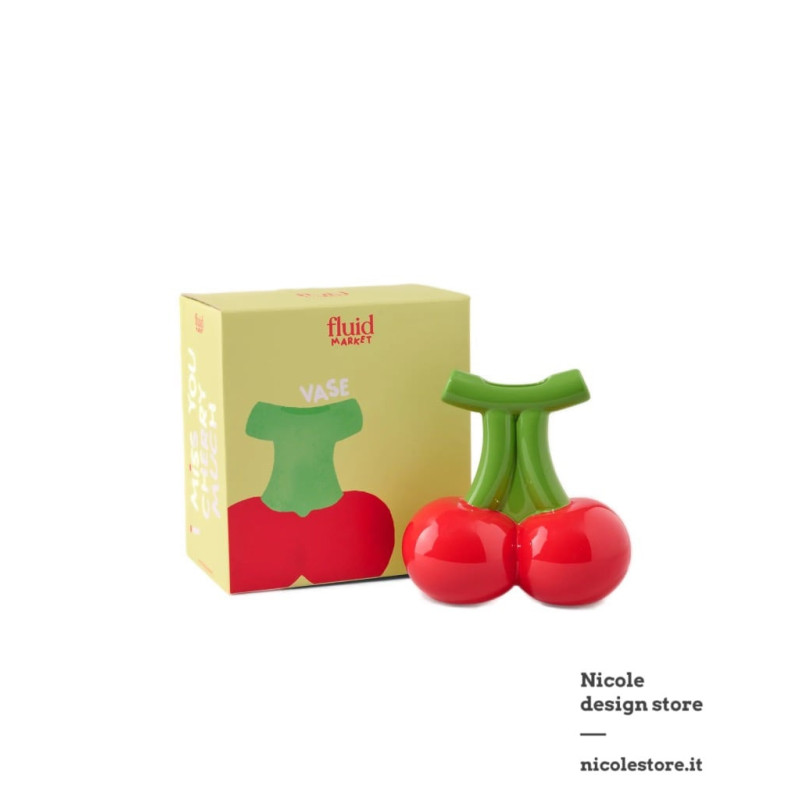 Fluid Market vase cherry