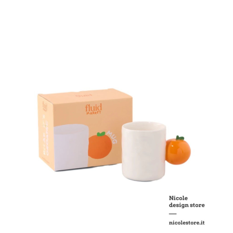 Fluid Market mug orange