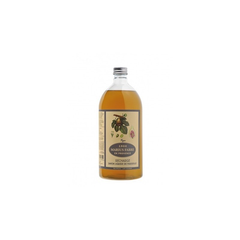 Marseille Liquid Soap figue flavored (1L) Herbier by Marius Fabre