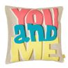 "You and Me" Cushion in pure cotton and filling