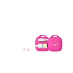 Hug Booster Power Bank Porta-Chiavi Rosa (Pink) by Xoopar