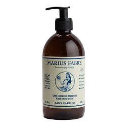 Liquid Marseille body soap Sans Parfum (500 mL & dispenser) by Marius Fabre