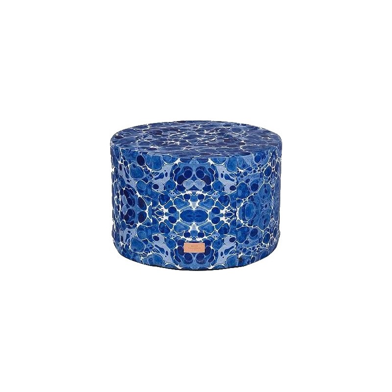 Blue Cell pouf by Woouf