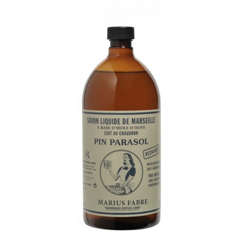 Liquid Marseille soap Umbrella Pine (1L) by Marius Fabre Liquid Marseille soap Umbrella Pine (1L) by Marius Fabre