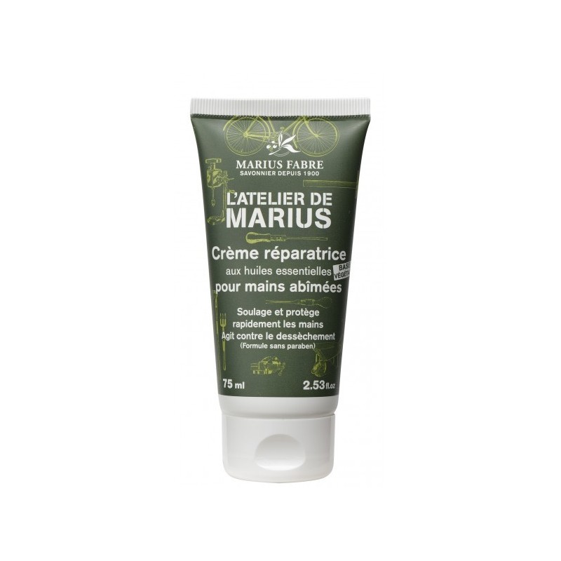 Intensive hand repair cream with organic olive oil and shea butter - L'ATELIER DE MARIUS - by Marius Fabre