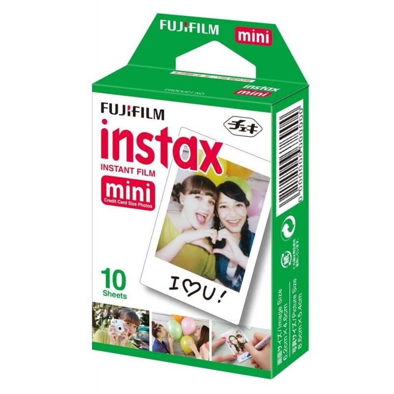 Fujifilm Instax Mini single pack - 10 exposures ISO 800 - by Fujifilm