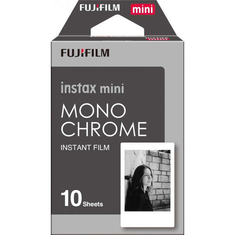 Fujifilm Instax Mini Monochrome single pack - 10 exposures ISO 800 - by Fujifilm