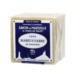 Sapone di Marsiglia extra puro 72%  agli Oli Vegetali in Cubo da 400gr  NATURE by  Marius Fabre