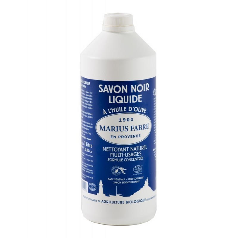 Sapone nero Marius Fabre Multiuso liquido di Marsiglia 1 L