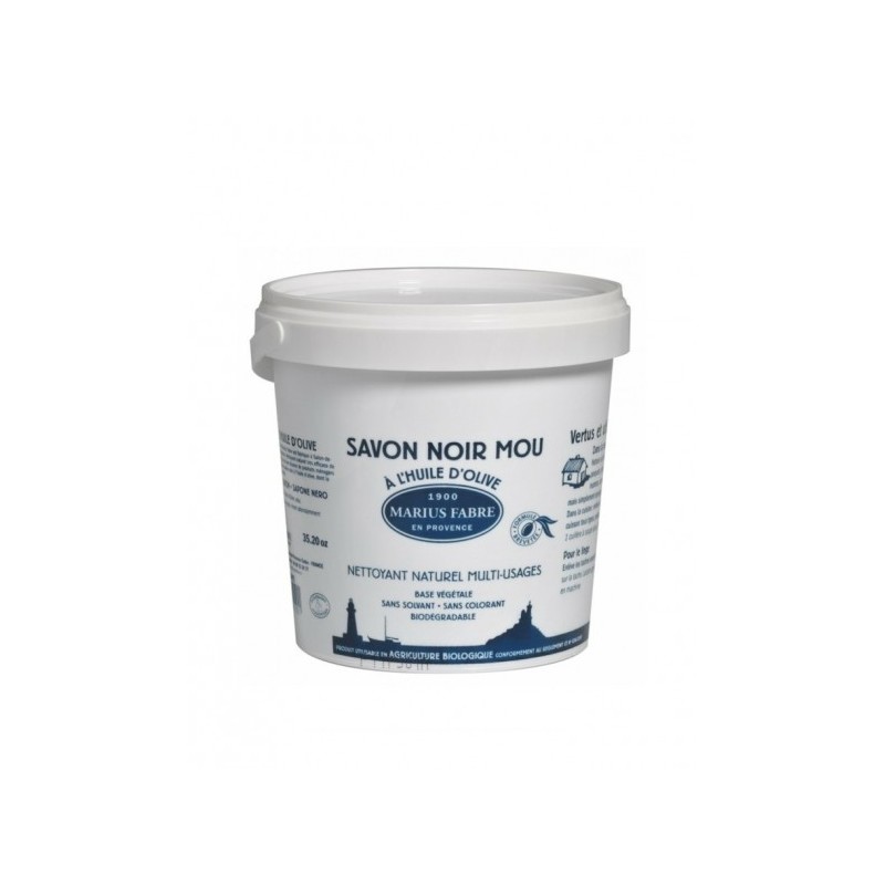 Marius Fabre Original Black Soap in Paste 1 Kg - Savon Noir - Olive Oil - by Marius Fabre Marius Fabre Original Black Soap in Paste 1 Kg - Savon Noir - Olive Oil - by Marius Fabre
