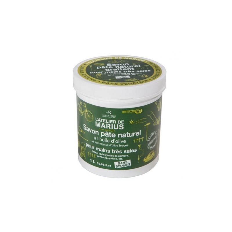 Marius Fabre Original Natural Hand Soap in Paste Atelier 1 Kg - Savon Noir based - Olive Oil - by Marius Fabre Marius Fabre Original Natural Hand Soap in Paste Atelier 1 Kg - Savon Noir based - Olive Oil - by Marius Fabre