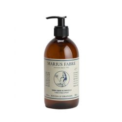 Liquid Marseille soap Orange Zests (500 mL & dispenser) by Marius Fabre