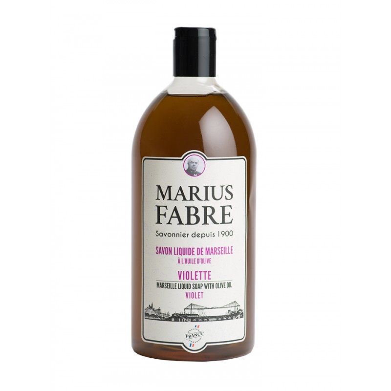 Marseille liquid soap violet flavoured (1L) 1900 by Marius Fabre