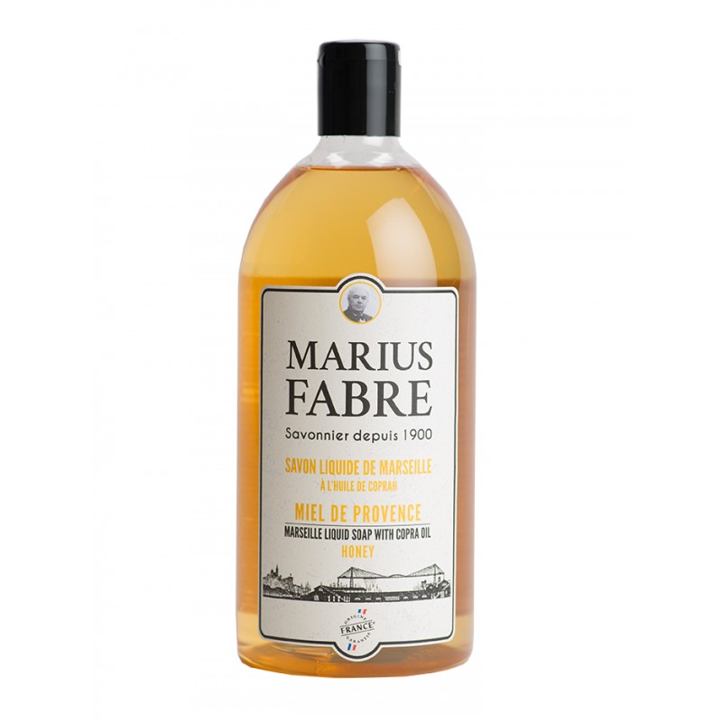 Marseille liquid soap Honey  flavoured (1L) 1900 by Marius Fabre