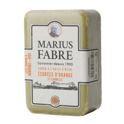 Sapone Puro di Marsiglia alla  Scorza d'Arancia e Cannella 250gr 1900 by Marius Fabre