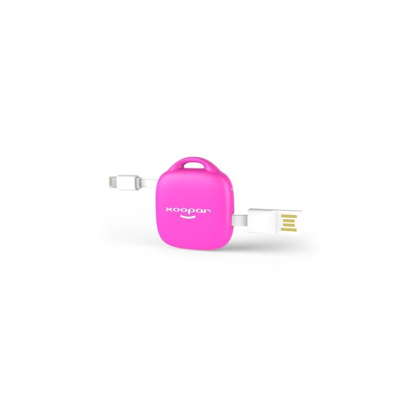 Hug Booster Power Bank Porta-Chiavi Rosa (Pink) by Xoopar