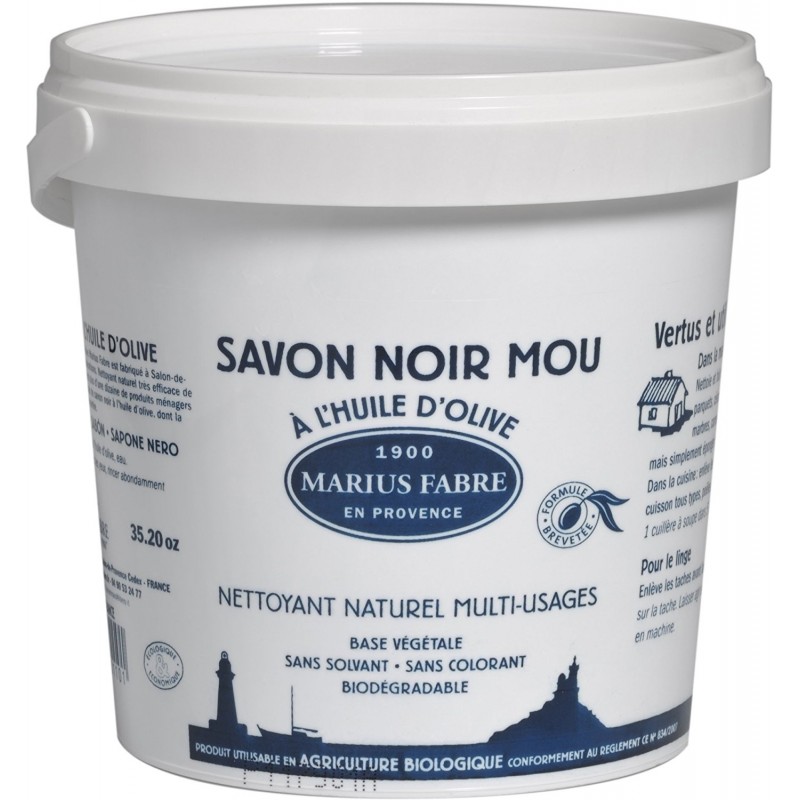 Sapone Nero Mou Marius Fabre Multiuso in pasta di Marsiglia (5Kg) LAVOIR by Marius Fabre