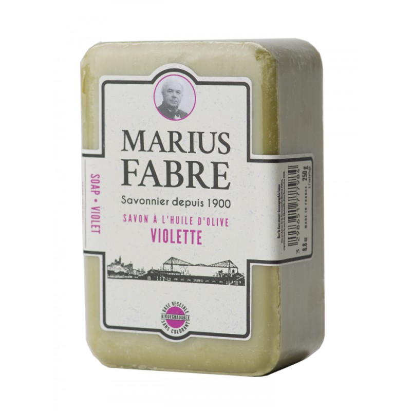 Sapone Puro di Marsiglia alla Violetta 250gr 1900 by Marius Fabre Sapone Puro di Marsiglia alla Violetta 250gr 1900 by Marius Fabre