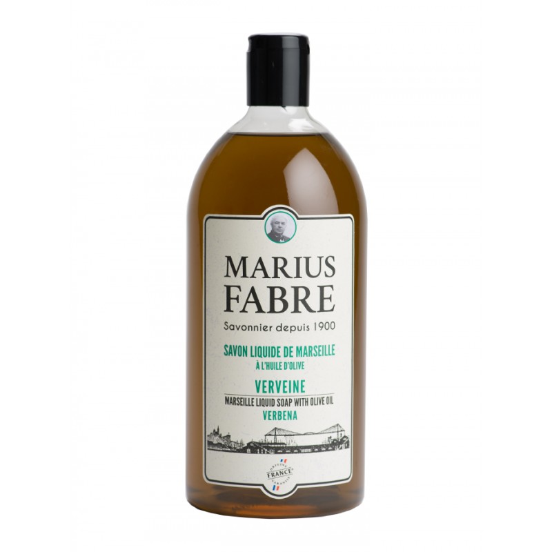 Marseille liquid soap Verbena flavoured (1L) 1900 by Marius Fabre