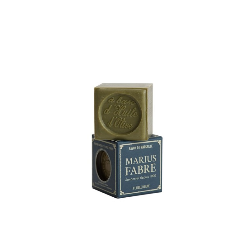 100 gr Cube Extra Pure Marseille Vegetal Olive Oil Soap 72% By Marius Fabre